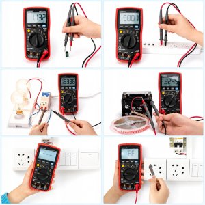 ANENG Cyfrowy multimetr miernik uniwersalny LCD z podświetleniem Aneng AN870 Pro 10