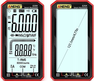 ANENG Cyfrowy multimetr miernik uniwersalny LCD z podświetleniem Aneng 620A 5