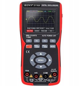 ZOYI Miernik cyfrowy multimetr 2w1 urządzenie pomiarowe ZOYI ZT-702S 10MHz sonda 4