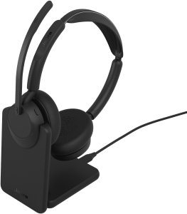 Słuchawki Jabra Zestaw słuchawkowy Evolve3 45 Bezprzewodowy Opaska na głowę Biuro/centrum telefoniczne USB Type-C Bluetooth Czarny (34599-989-889) 2