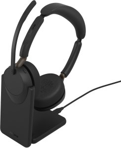 Słuchawki Jabra Evolve3 65 Zestaw słuchawkowy Bezprzewodowy Opaska na głowę Biuro/centrum telefoniczne USB Typu-A Bluetooth Czarny (36599-989-989) 2