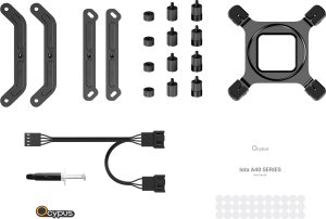 Chłodzenie CPU Ocypus Iota A40 Dual Fan Procesor Chłodnica powietrza 12 cm Czarny 1 szt. (IOTA-A40-BK2NNWD00X-GL) 7
