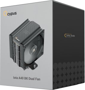 Chłodzenie CPU Ocypus Iota A40 Dual Fan Procesor Chłodnica powietrza 12 cm Czarny 1 szt. (IOTA-A40-BK2NNWD00X-GL) 9