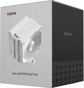 Chłodzenie CPU Ocypus Iota A40 Dual Fan Procesor Chłodnica powietrza 12 cm Biały 1 szt. (IOTA-A40-WH2NNWD00X-GL) 10