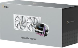 Chłodzenie wodne Ocypus Sigma L24 PRO procesor Chłodnica cieczy all-in-one 12 cm biały 1 szt. (SIGMA-L24-WH2ANWL00P-GL) 6