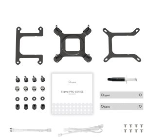 Chłodzenie wodne Ocypus Sigma L24 PRO procesor Chłodnica cieczy all-in-one 12 cm biały 1 szt. (SIGMA-L24-WH2ANWL00P-GL) 7