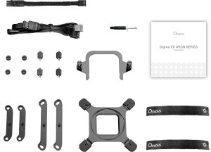 Chłodzenie wodne Ocypus Sigma L36 EX BK ARGB Procesor Chłodnica cieczy all-in-one 12 cm czarny 1 szt. (SIGMA-L36-BK3AAWLN00E-GL) 6