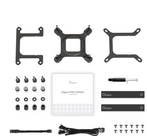 Chłodzenie wodne Ocypus Sigma L36 PRO Procesor Chłodnica cieczy all-in-one 12 cm Czarny 1 szt. (SIGMA-L36-BK3ANWL00P-GL) 6