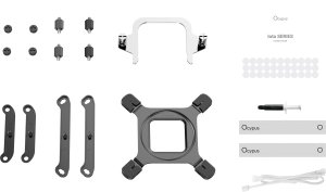 Chłodzenie wodne Ocypus Iota L24 Procesor Chłodnica cieczy all-in-one 12 cm Biały 1 szt. (IOTA-L24-WH2ANWNN00X-GL) 7