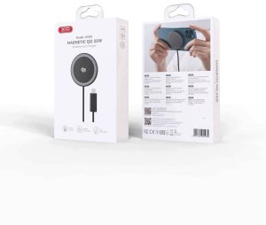 Ładowarka Wozinsky XO ładowarka bezprzewodowa indukcyjna QI2.2 magnetyczna 25W czarna (JH025) 2