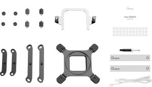 Chłodzenie wodne Ocypus Iota L36 Procesor Chłodnica cieczy all-in-one 12 cm Biały 1 szt. (IOTA-L36-WH3ANWNN00X-GL) 6