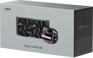 Chłodzenie wodne Ocypus Procesor Chłodnica cieczy Sigma L24 PRO all-in-one 12 cm Czarny 1 szt. (SIGMA-L24-BK2ANWL00P-GL) 6
