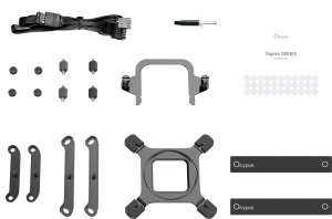 Chłodzenie wodne Ocypus Sigma L36 ARGB Procesor Chłodnica cieczy all-in-one 12 cm Czarny 1 szt. (SIGMA-L36-BK3AAWWN00X-GL) 7