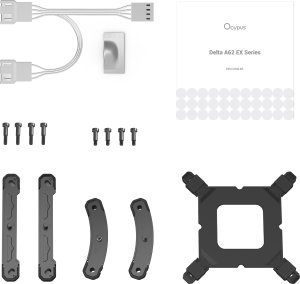 Chłodzenie CPU Ocypus Delta A62 EX Digital Procesor Chłodnica powietrza 12 cm Biały 1 szt. (DELTA-A62-WH2NNWD00E-GL) 7