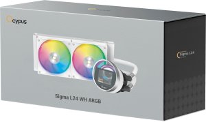 Chłodzenie wodne Ocypus Sigma L24 ARGB Procesor Chłodnica cieczy all-in-one 12 cm Biały 1 szt. (SIGMA-L24-WH2AAWWN00X-GL) 6