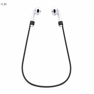 4TechGoods Linka magnetyczna do AirPods / FreeBuds słuchawek TWS pasek na szyję czarna (GSMA0466) 3