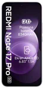 Smartfon Xiaomi Redmi Note 17 Pro 5G 6/256GB Fioletowy  (80844) 2