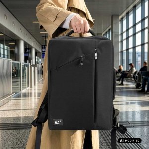 Torba NanoRS Plecak na laptopa , 15,6", czarny, 43*30*10 , wodoodporny RS203 B 2
