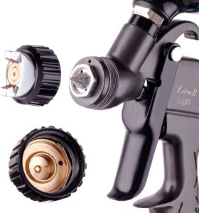 AWTools Pistolet lakierniczy Mini AUARITA LION B Light 1,0mm HVLP do zaprawek 250ml (5904422447083) 8