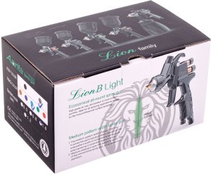 AWTools Pistolet lakierniczy MINI AUARITA LION B Light 1,2mm HVLP do zaprawek 250ml (5904422447076) 9