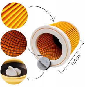 Worek do odkurzacza Bisanti 12x Worki do odkurzacza Karcher WD3 filtr wzmocniony SE 4001 zamiennik 4