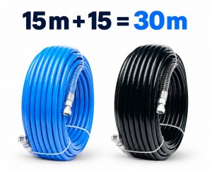 Techrebal Agregat Malarski tłokowy Ferrara + wózek zestaw long range 30m 13