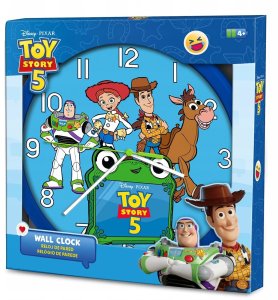 KIDS Zegar ścienny Dla Dzieci Toy Story 5 Duża czytelna tarcza Na ścianę 25cm / Tsf3002 (SB12213) 3