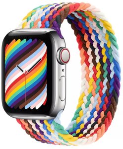 Apple Pasek 44mm Braided Solo Loop rozmiar 12 PRIDE 2021 ORYG 4