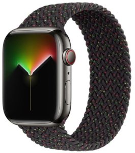 Apple Pasek 45mm Braided Solo Loop rozmiar 10 black unity Oryg 4