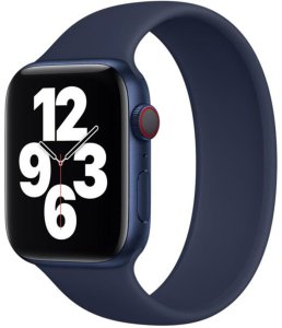 Apple Pasek 45mm Solo Loop rozmiar 4 storm blue ORYG 4