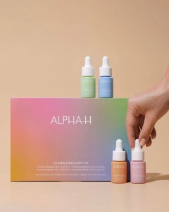 PHYTORELAX Set Alpha-H: Vitamin C, Brightening & Hydrating, Daily, Serum, For Face, 10 ml + Vitamin B, Hydrating, Soothing, Calming, Protecting, Anti-Ageing, Morning & Evening, Serum, For Face, 10 ml + Vitamin B, Hydrating, Calming & Protecting, Morning & 2