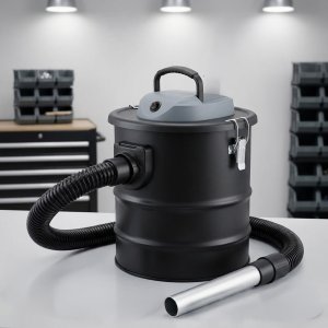 Odkurzacz przemysłowy Bauerkraft Kominkowy do pieca popiołu sadzy żaroodporny 15l 800W 2
