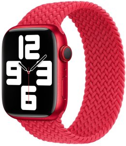 Apple Pasek 41mm Braided Solo Loop rozmiar 8 czerwony oryg 4