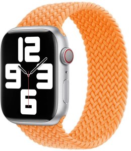 Apple Pasek 45mm Braided Solo Loop rozmiar 10 bright orange Oryg 4