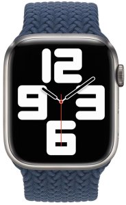 Apple Pasek 41mm Braided Solo Loop rozmiar 6 abyss blue 5