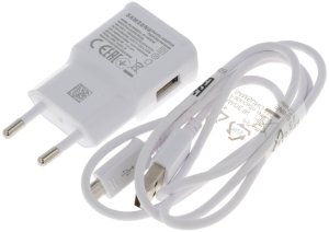 Ładowarka Samsung Sieciowa 7.75W EP-TA50EWE + kabel MicroUSB Oryginalna 4