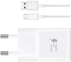 Ładowarka Samsung Sieciowa 15W FastCharge EP-TA200 + kabel USB typ C oryg. 6