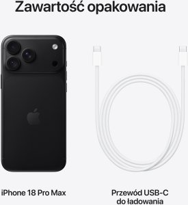 Smartfon Apple iPhone 18 Pro Max 5G 12/256GB Czarny  (MJXN4HX/A) 13