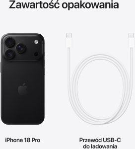 Smartfon Apple iPhone 18 Pro 5G 12/256GB Czarny  (MJRP4HX/A) 9