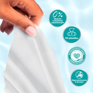 Pampers Chusteczki Nawilżane 99% Water 15 op. 60 Chusteczek = 900 szt. 12