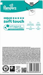 Pampers Chusteczki Nawilżane Aqua Soft Touch 20 op. 60 Chusteczek = 1200 szt. 4