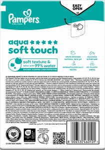 Pampers Chusteczki Nawilżane Aqua Soft Touch 12 op. 60 Chusteczek = 720 szt. 5