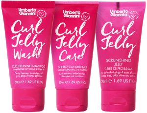 Umberto Giannini Set : Curl Jelly, Hair Styling Gel, Curl Definition & Frizz Control, Medium Hold, 50 ml + Curl Jelly, Hair Shampoo, Curl Defining, 50 ml + Curl Jelly, Hair Conditioner, Curl Defining, 50 ml For Women 2