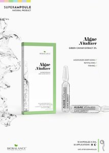 Diego Dalla Palma Bio* Balance, Algae Vitalizer, Hydrating & Firming & Revitalising, Day & Night, Ampoules Treatment Serum, Dehydration & Loss Of Firmness & Loss Of Elasticity, For Face & Neck, For Women, 10 pcs, 2 ml For Women 2