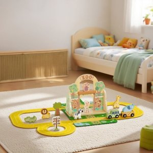 Figurka Tooky Toy Zestaw Mini ZOO przenośny zestaw torba zwierzęta (TP537) 14