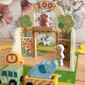 Figurka Tooky Toy Zestaw Mini ZOO przenośny zestaw torba zwierzęta (TP537) 6