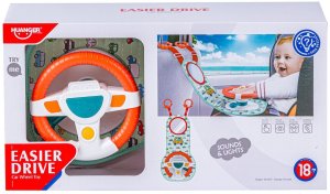 Bkids Kierownica edukacyjna podróżna do samochodu na fotel ochraniacz dla dziecka (HE0623) 2