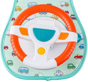 Bkids Kierownica edukacyjna podróżna do samochodu na fotel ochraniacz dla dziecka (HE0623) 4