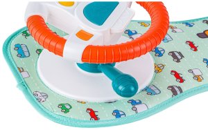Bkids Kierownica edukacyjna podróżna do samochodu na fotel ochraniacz dla dziecka (HE0623) 7