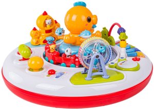 Bkids Stoliczek edukacyjny dla dzieci ośmiornica pianinko ciuchcia bębenek młyn (8878) 8